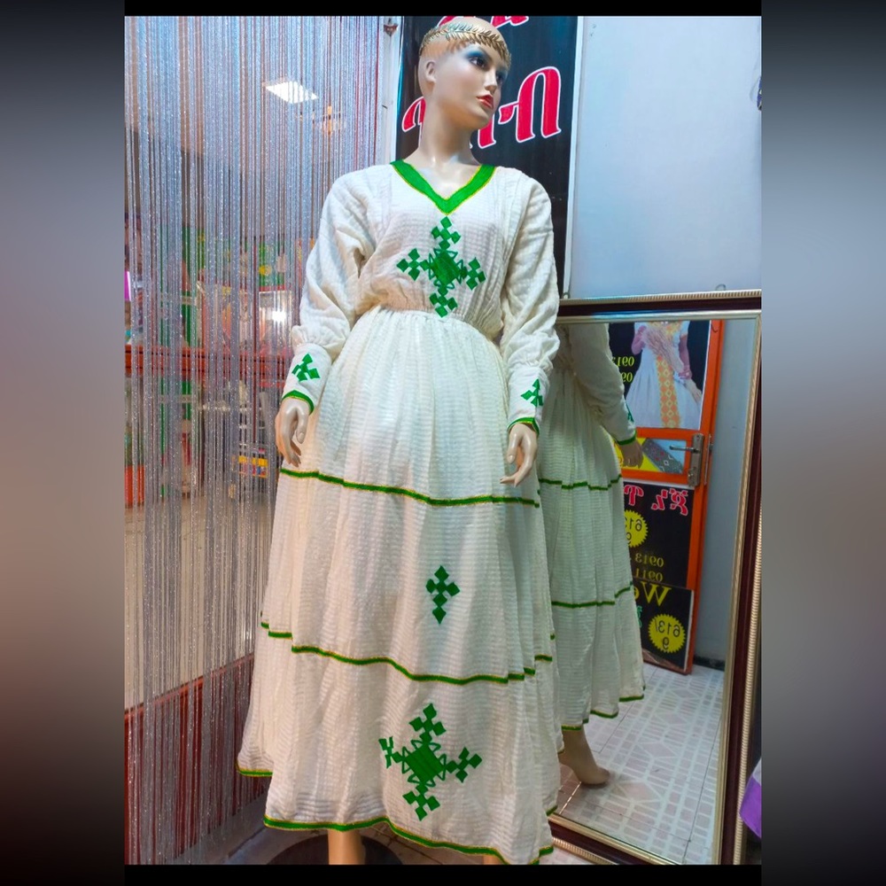 Ethiopian, Eritrean traditional dress.